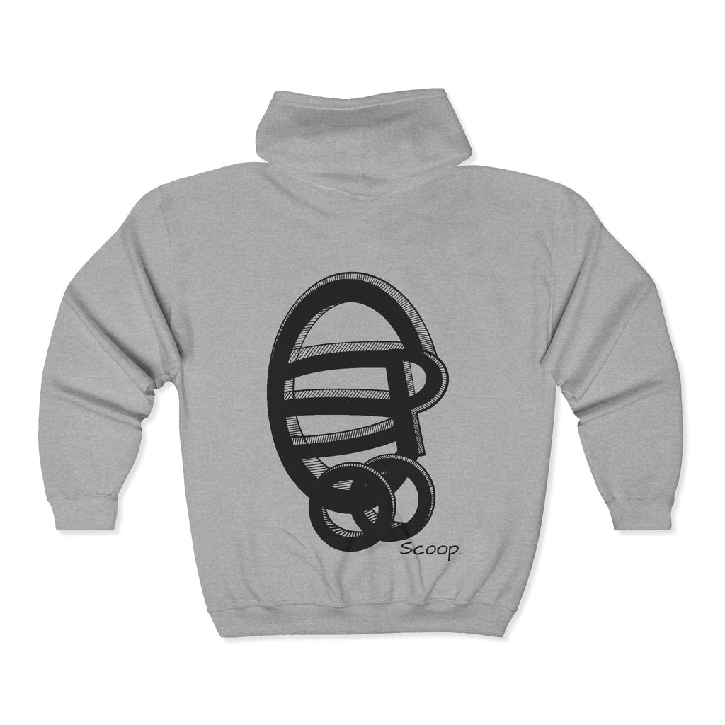 Scoop Zip Hoodie