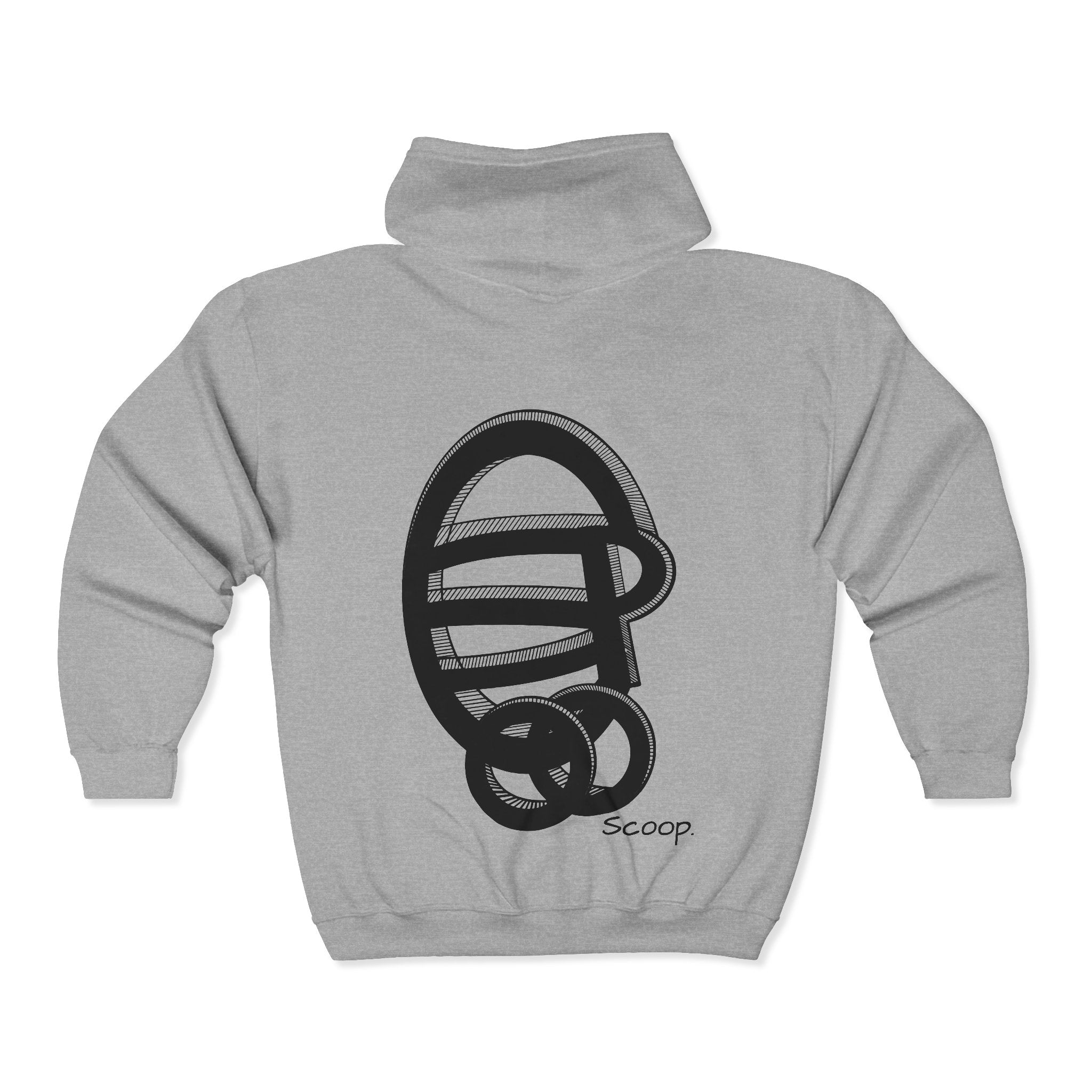 Scoop Zip Hoodie